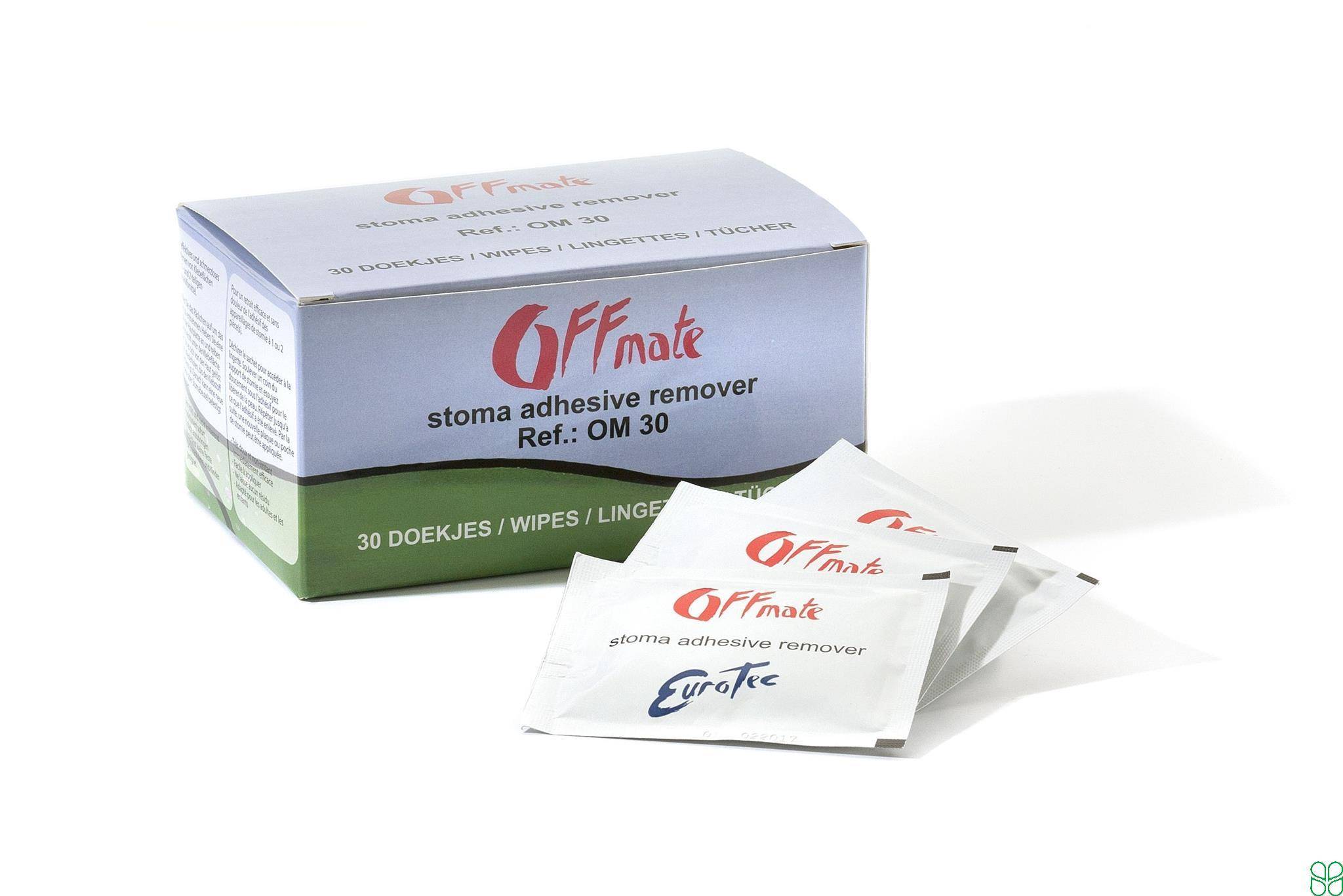 Offmate Stoma Adhesive Remover Doekje 30 Stuks