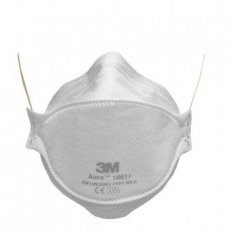 3M Aura Medische Mondmasker 1861+ FFP1 zonder ventiel 20 stuks