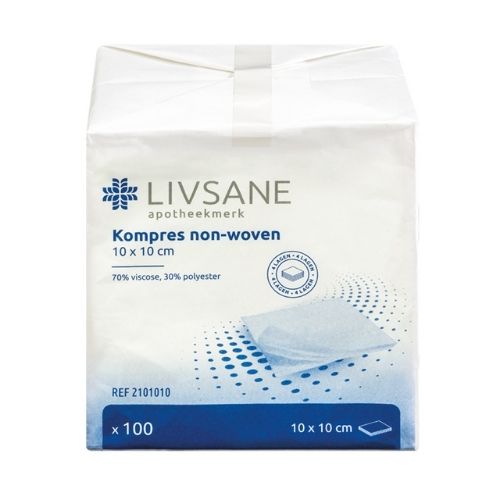 Livsane Kompres NW 10 x 10 cm 100 stuks