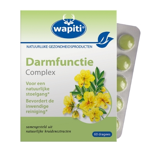 Wapiti Darmfunctie Dragees 60 stuks