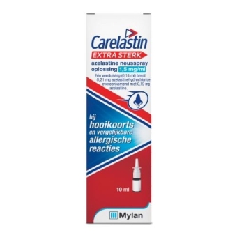 Carelastin Extra Sterk Azelastine 1,5mg/ml Neusspray 10ml