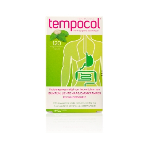 Tempocol Pepermuntolie Capsules 120 stuks