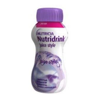 Nutridrink Juice Style Drinkvoeding Cassis Flesje 4 x 200 ml
