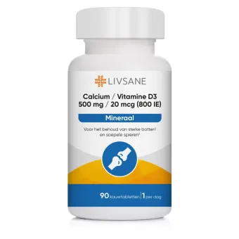 Livsane Calcium met Vitamine D3 60 stuks