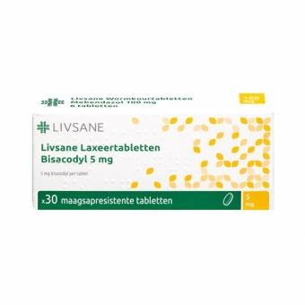 Livsane Bisacodyl 5mg Laxeertabletten 30 stuks