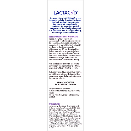 Lactacyd Kalmerende Wasemulsie 250ml