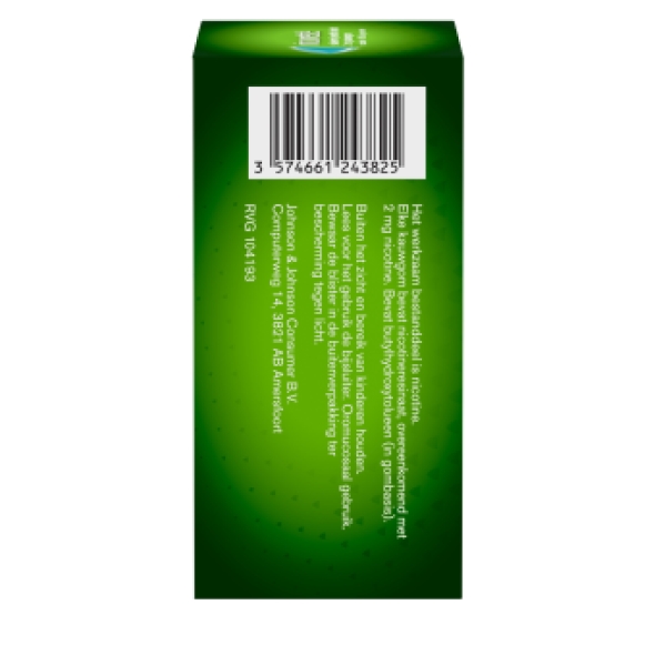 Nicorette Suikervrij Nicotine 2mg Kauwgoms 30 stuks